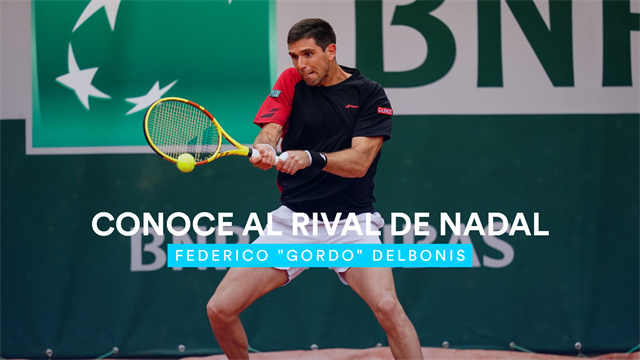 Conoce a Federico Delbonis, el próximo rival de Nadal: Un argentino muy futbolero Conoce a Federico Delbonis, el próximo rival de Nadal: Un argentino muy futbolero