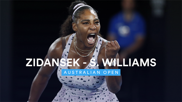 Highlights: Williams toils but passes stern Zidansek test Highlights: Williams toils but passes stern Zidansek test
