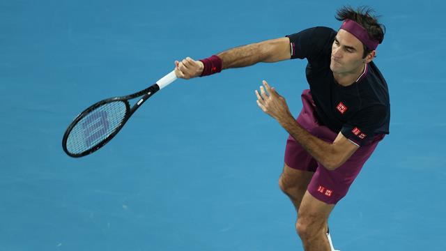 Ende mit Stil: Federer lässt in Runde zwei die Muskeln spielen Ende mit Stil: Federer lässt in Runde zwei die Muskeln spielen