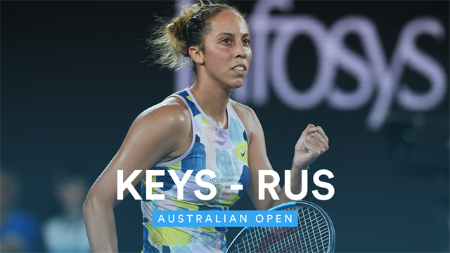 Open de Australia 2020, video resumen del Keys vs Rus Open de Australia 2020, video resumen del Keys vs Rus
