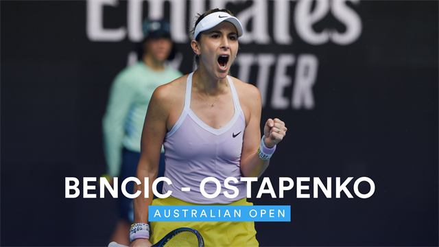 Highlights of Bencic's first career win against Ostapenko Highlights of Bencic's first career win against Ostapenko
