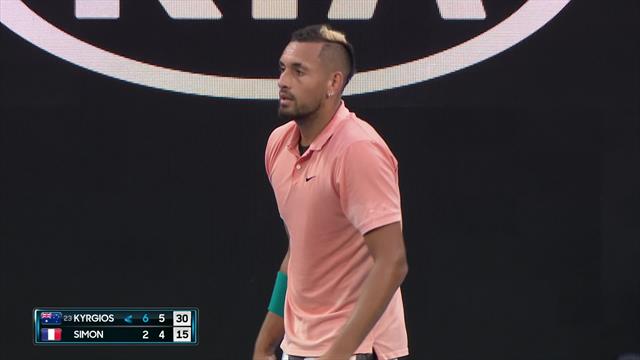 Australian Open | Kyrgios immiteert Nadal Australian Open | Kyrgios immiteert Nadal