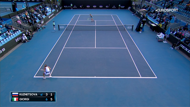 Che passante di Camila Giorgi, è il punto più bello del match contro la Kuznetsova Che passante di Camila Giorgi, è il punto più bello del match contro la Kuznetsova