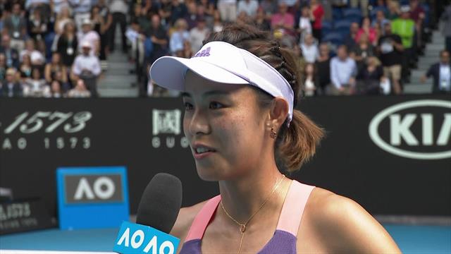 'Can you believe what you have just done out here?' - 'Yes!' says Wang 'Can you believe what you have just done out here?' - 'Yes!' says Wang