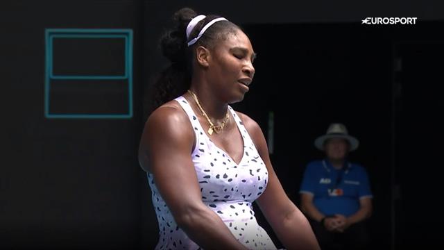 'Oh wow!' - Horror shot from Serena sums up her struggles 'Oh wow!' - Horror shot from Serena sums up her struggles