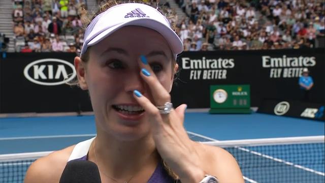 Tearful Wozniacki - 'I guess this was meant to be!' Tearful Wozniacki - 'I guess this was meant to be!'