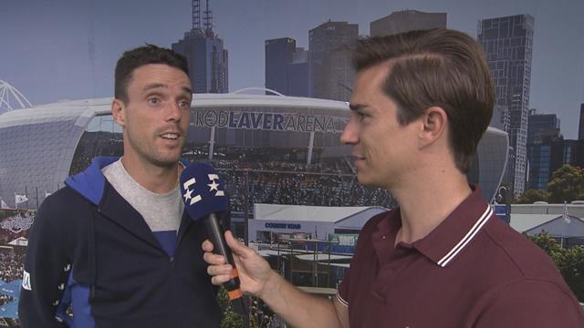 Roberto Bautista explica su derrota en Eurosport: "Lo he dado todo y he estado cerca de ganar" Roberto Bautista explica su derrota en Eurosport: "Lo he dado todo y he estado cerca de ganar"