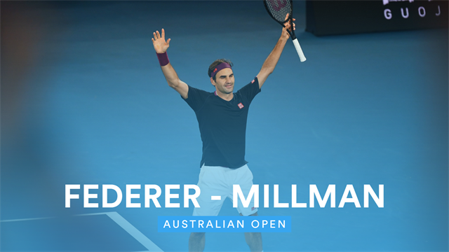 Highlights: Federer i store problemer mod australsk hjemmebanefavorit Highlights: Federer i store problemer mod australsk hjemmebanefavorit