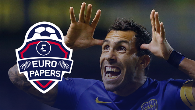 Man Utd try to bring Tevez back to solve striker shortage - Euro Papers Man Utd try to bring Tevez back to solve striker shortage - Euro Papers