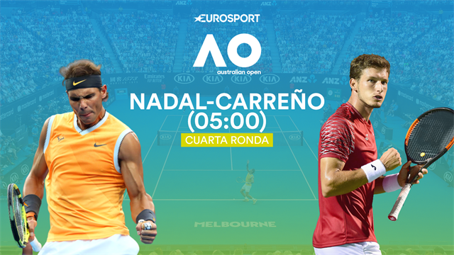 Open de Australia 2020, Rafael Nadal-Pablo Carreño: Solo puede quedar uno (05:00) Open de Australia 2020, Rafael Nadal-Pablo Carreño: Solo puede quedar uno (05:00)