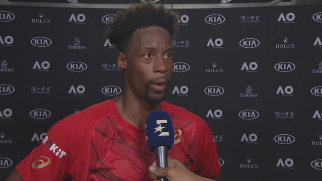 Monfils : "J'ai bien bossé, je me sens bien" Monfils : "J'ai bien bossé, je me sens bien"