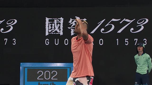 Kyrgios produces most Kyrgios smash of all time Kyrgios produces most Kyrgios smash of all time