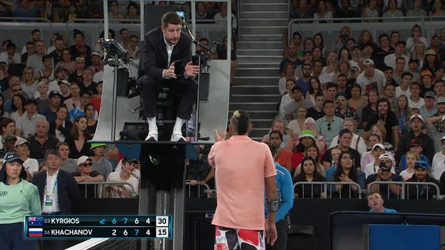 Australian Open | Net als je denkt dat Kyrgios zich netjes blijft gedragen Australian Open | Net als je denkt dat Kyrgios zich netjes blijft gedragen