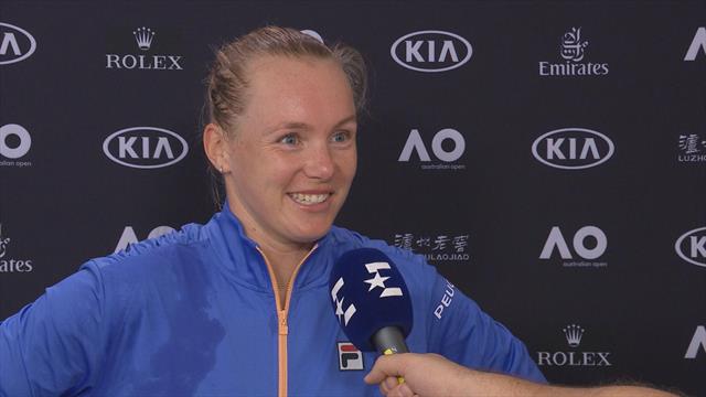 Kiki Bertens: "Ik bleef iets te verdedigend spelen" Kiki Bertens: "Ik bleef iets te verdedigend spelen"