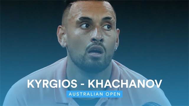Australian Open | Een ware thriller tussen Kyrgios en Khachanov Australian Open | Een ware thriller tussen Kyrgios en Khachanov