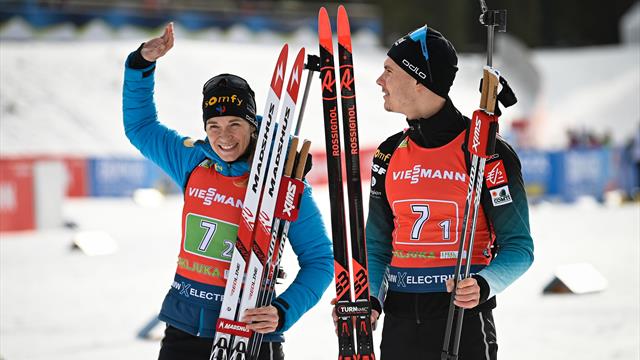 Pokljuka | Knappe tweede plaats Estland in single mixed relay Pokljuka | Knappe tweede plaats Estland in single mixed relay