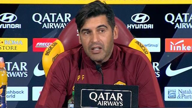 Fonseca: "La Roma non vince con le big? Abbiamo perso solo con la Juve... È dura anche con la SPAL" Fonseca: "La Roma non vince con le big? Abbiamo perso solo con la Juve... È dura anche con la SPAL"