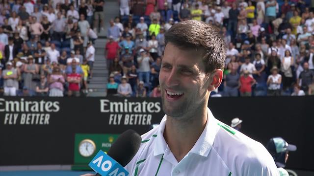 Australian Open | Een echt 'Djokovic' interview na zijn vierde ronde Australian Open | Een echt 'Djokovic' interview na zijn vierde ronde