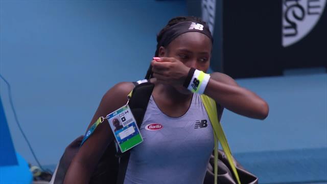 Australian Open | Emotioneel einde voor zowel Gauff als Kenin Australian Open | Emotioneel einde voor zowel Gauff als Kenin