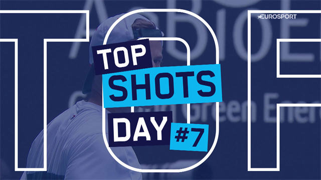 Top 5 puntazos (Día 7): Del cruzado de Federer a las genialidades de Djokovic Top 5 puntazos (Día 7): Del cruzado de Federer a las genialidades de Djokovic