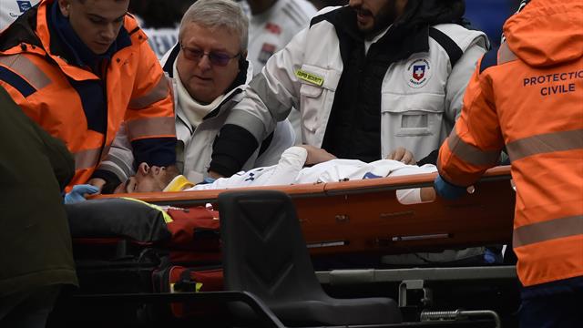Momente teribile la partida Lyon - Toulouse. Martin Terrier s-a prăbușit pe gazon fără să fie atins