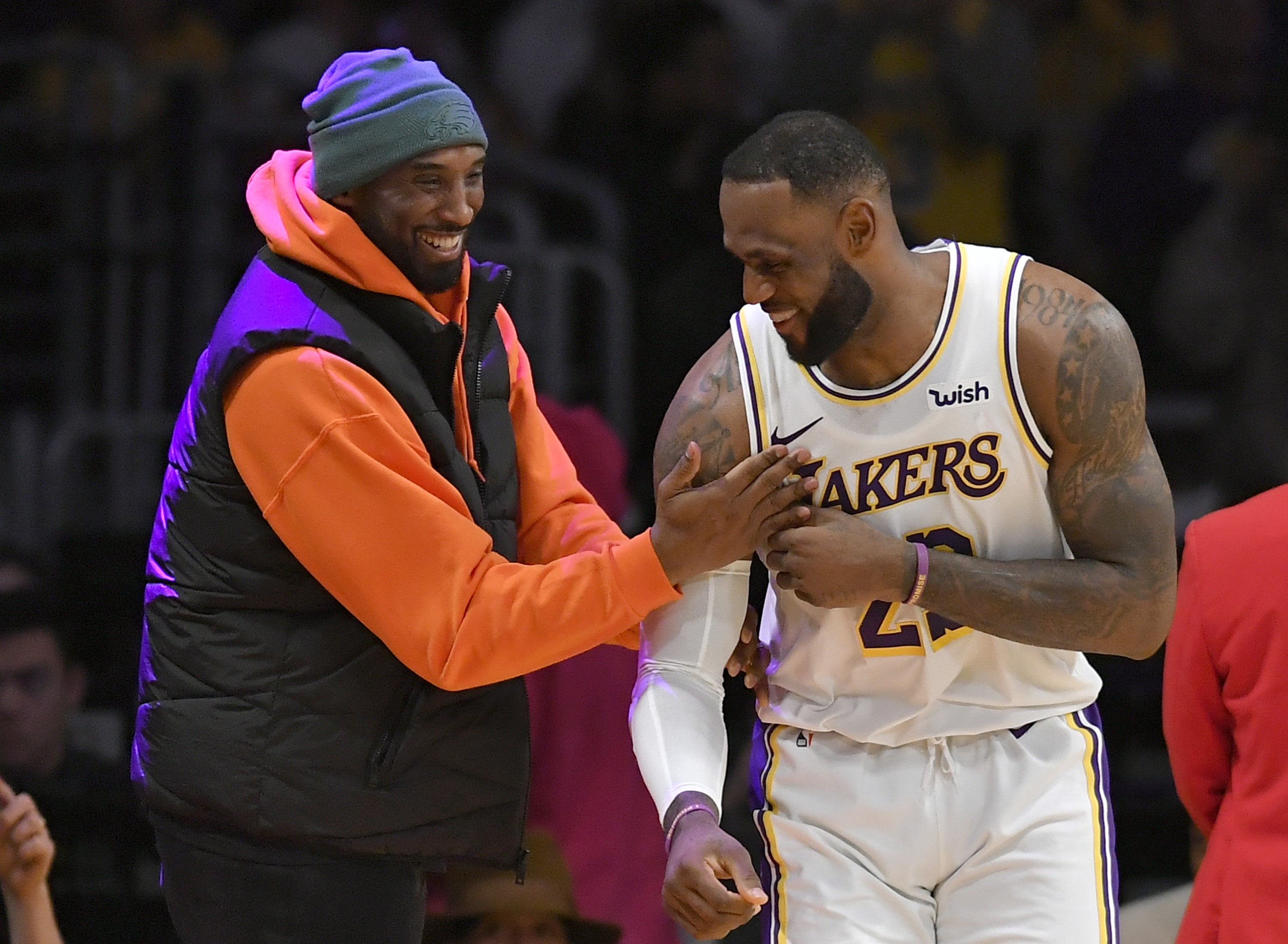 Kobe Bryant et LeBron James le 29 décembre dernier.