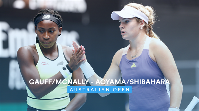 Open de Australia 2020: Gauff/McNally-Aoyama/Shibahara, vídeo resumen del partido Open de Australia 2020: Gauff/McNally-Aoyama/Shibahara, vídeo resumen del partido