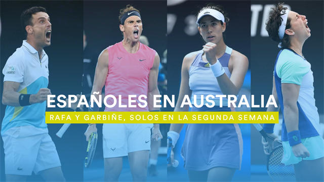 Nadal y Muguruza nos hacen soñar en Australia tras la caída de Bautista o el adiós de Carla Nadal y Muguruza nos hacen soñar en Australia tras la caída de Bautista o el adiós de Carla