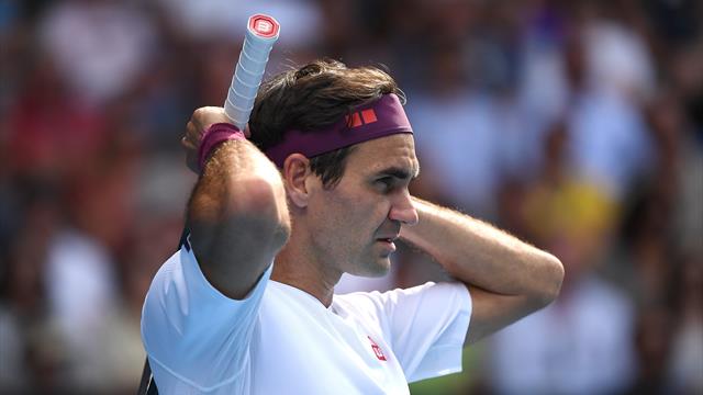 Federer and Sandgren's brilliant 28-shot rally! Federer and Sandgren's brilliant 28-shot rally!