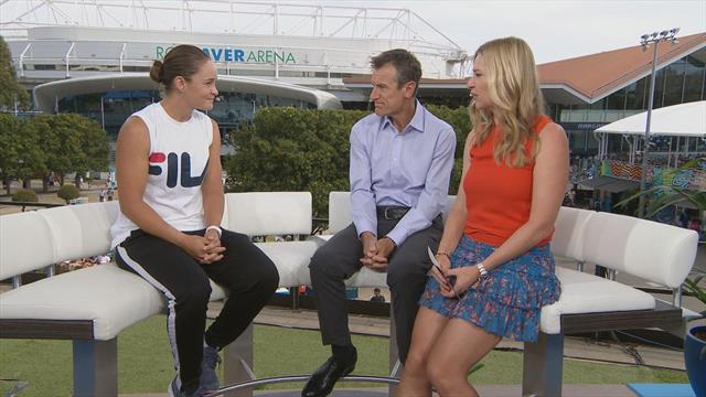 Australian Open | Barty schuift aan bij Game, Schett & Mats Australian Open | Barty schuift aan bij Game, Schett & Mats