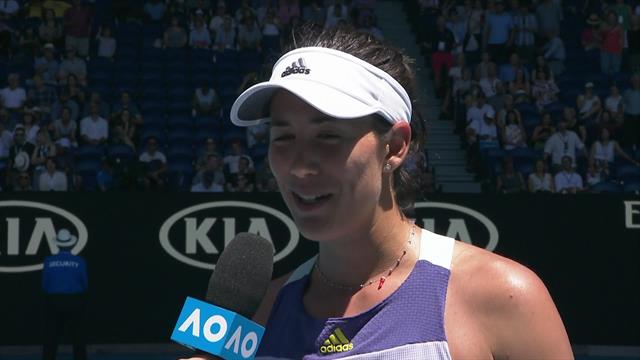 Australian Open | On court interview Gabine Muguruza Australian Open | On court interview Gabine Muguruza
