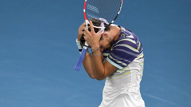 Deux balles de match ratées avant un passing de feu et la libération : Thiem, la peur et le bonheur Deux balles de match ratées avant un passing de feu et la libération : Thiem, la peur et le bonheur