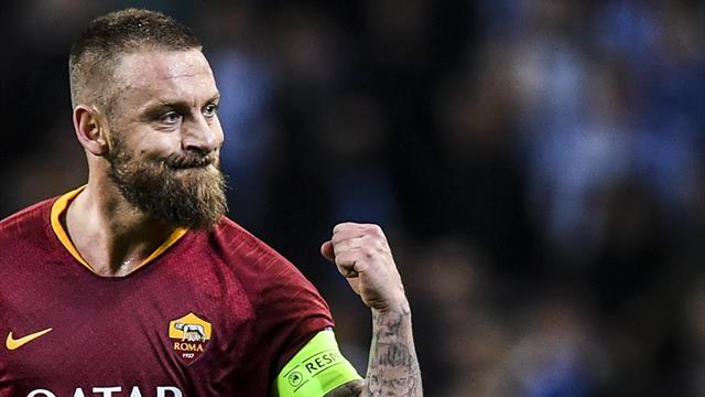 De Rossi s'est déguisé pour assister au derby romain au milieu des tifosi