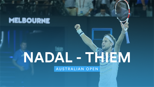 Australian Open | Thiem verslaat 'Rafa' na 3 tiebreaks in 4 sets