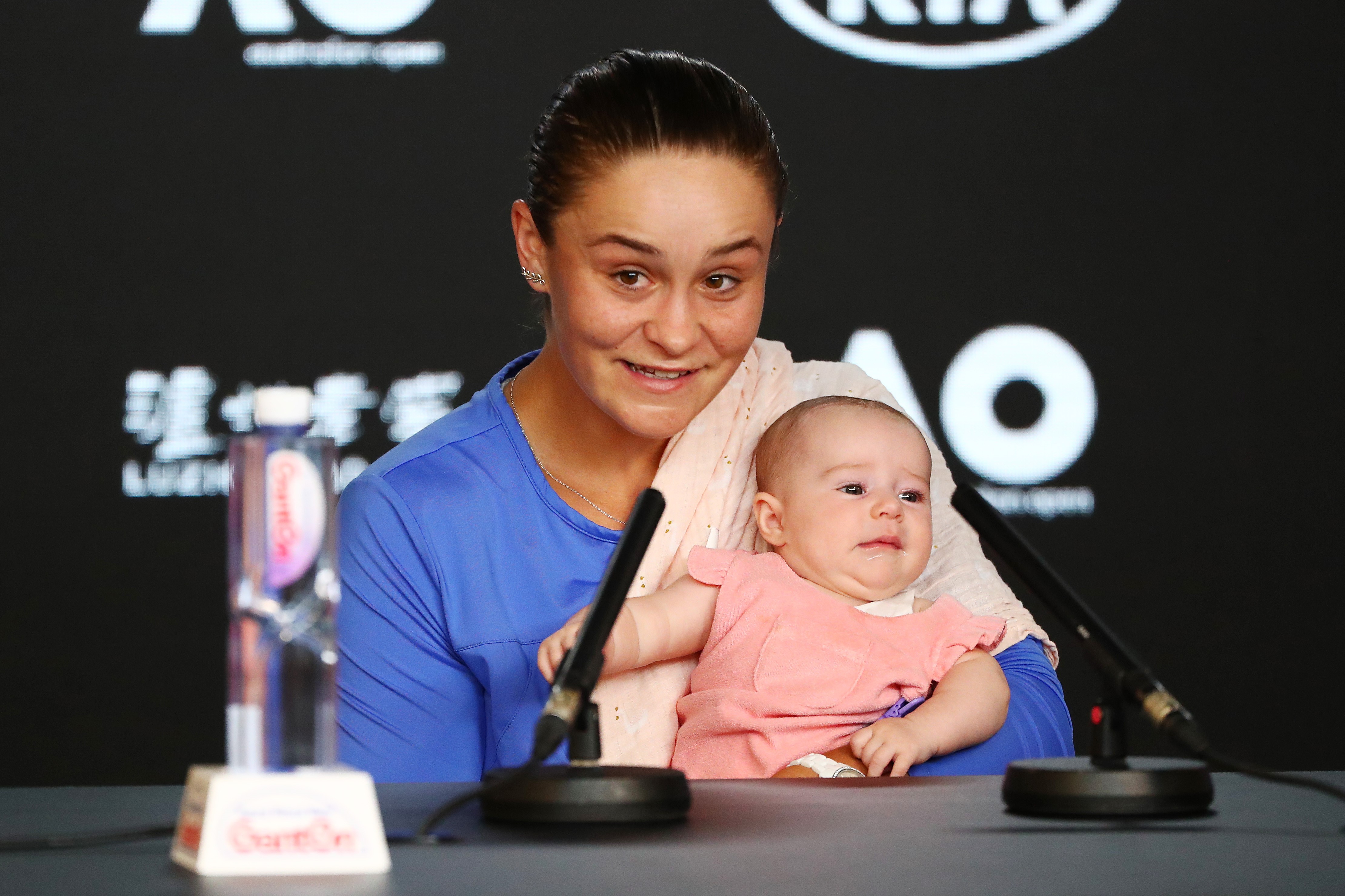 Ash Barty with neice Olivia
