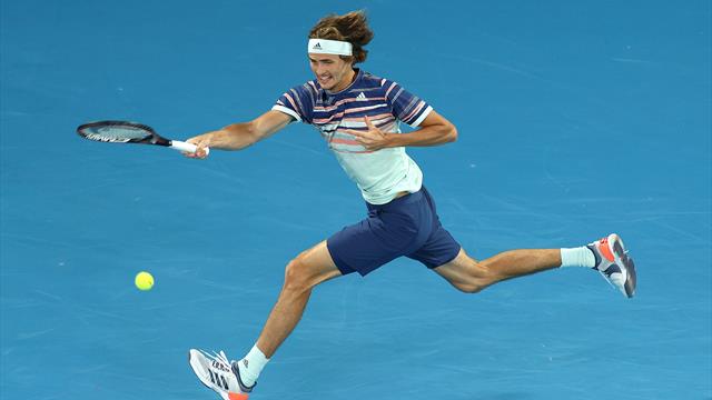 Passierschläge der Extraklasse: Zverev gleich zweimal ausgekontert Passierschläge der Extraklasse: Zverev gleich zweimal ausgekontert