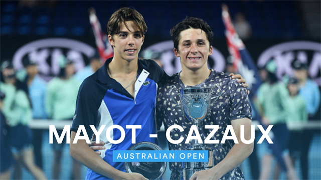 Mayot - Cazaux : Le résumé de la finale juniors 100% française Mayot - Cazaux : Le résumé de la finale juniors 100% française