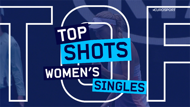 Top 10 Shots: Halep, Kenin and Wozniacki all feature Top 10 Shots: Halep, Kenin and Wozniacki all feature