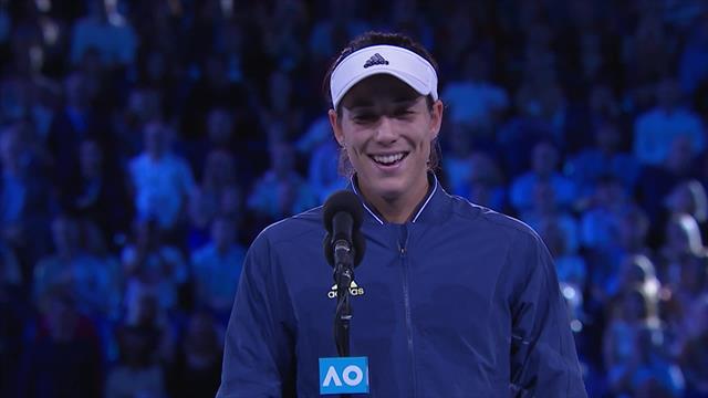 Emotionel Muguruza om Kenin: Du kommer, uden tvivl, til at spille flere finaler Emotionel Muguruza om Kenin: Du kommer, uden tvivl, til at spille flere finaler