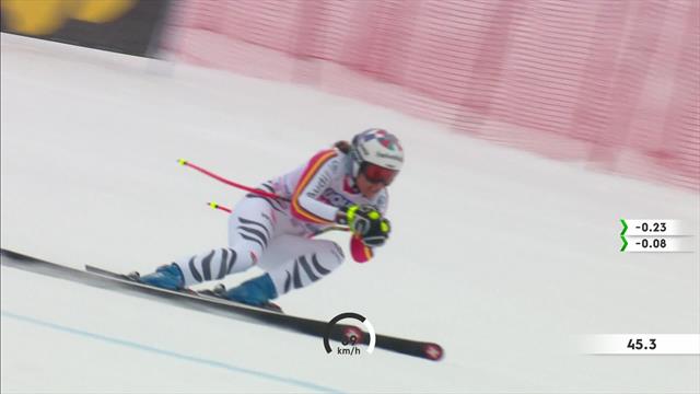 Viktoria Rebensburg's run at the Rusa Khutor women's Super-G Viktoria Rebensburg's run at the Rusa Khutor women's Super-G