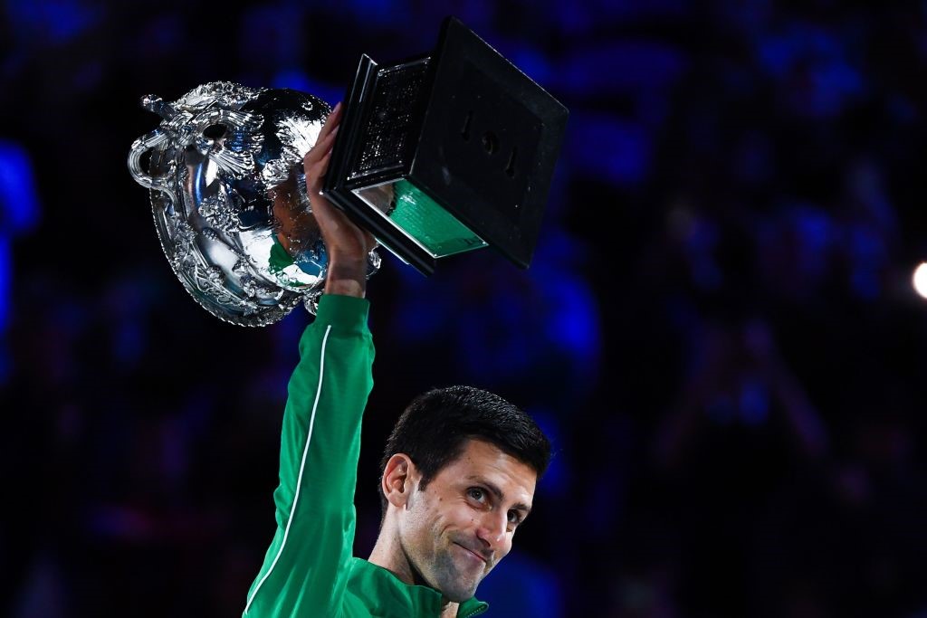 Novak Djokovic, 2020 Avustralya Açık Tek Erkekler şampiyonu