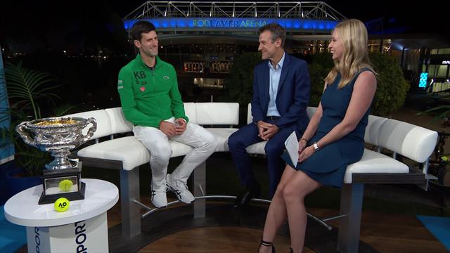 Djokovic targeting Federer's Grand Slam record Djokovic targeting Federer's Grand Slam record