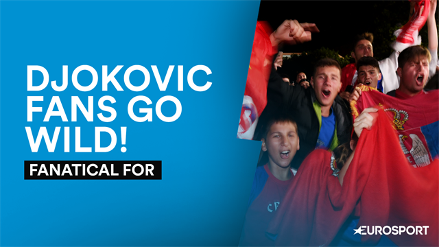 Fanatical For: Experience Novak Djokovic's victory alongside his die-hard fans Fanatical For: Experience Novak Djokovic's victory alongside his die-hard fans