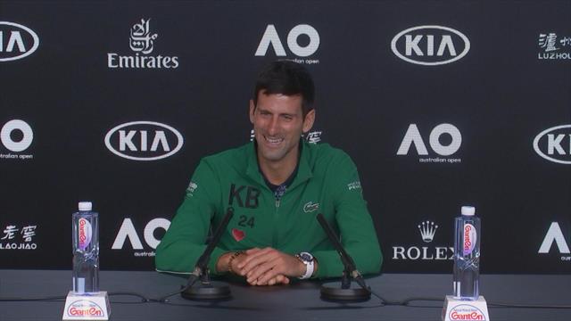 Ancora "Not Too Bad": si ripropone il siparietto tra Djokovic e Ubaldo Scanagatta Ancora "Not Too Bad": si ripropone il siparietto tra Djokovic e Ubaldo Scanagatta