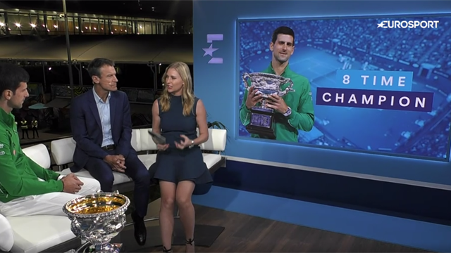 Djokovic, în studioul Eurosport: "Nu mi-a venit să cred ce mi se întâmplă. Am fost ameţit pe teren!"