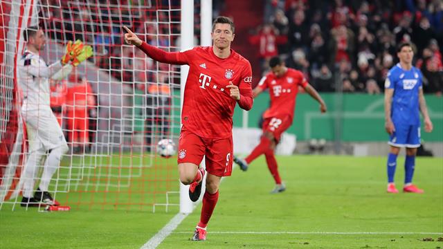 Un doublé de Lewandowski et le Bayern file en quarts de finale
