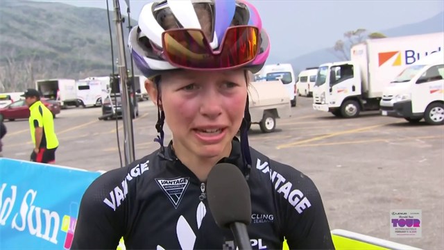 Herald Sun Tour | Harris: "Ik had meer over dan de andere meiden" Herald Sun Tour | Harris: "Ik had meer over dan de andere meiden"