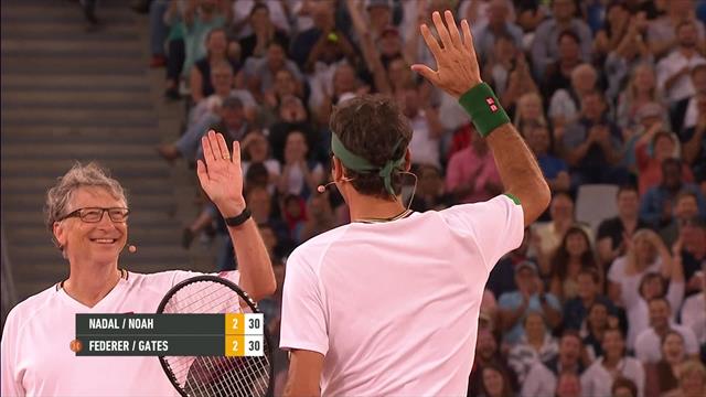 #MatchinAfrica: Federer & Bill Gates zaubern gegen Nadal und Trevor Noah #MatchinAfrica: Federer & Bill Gates zaubern gegen Nadal und Trevor Noah