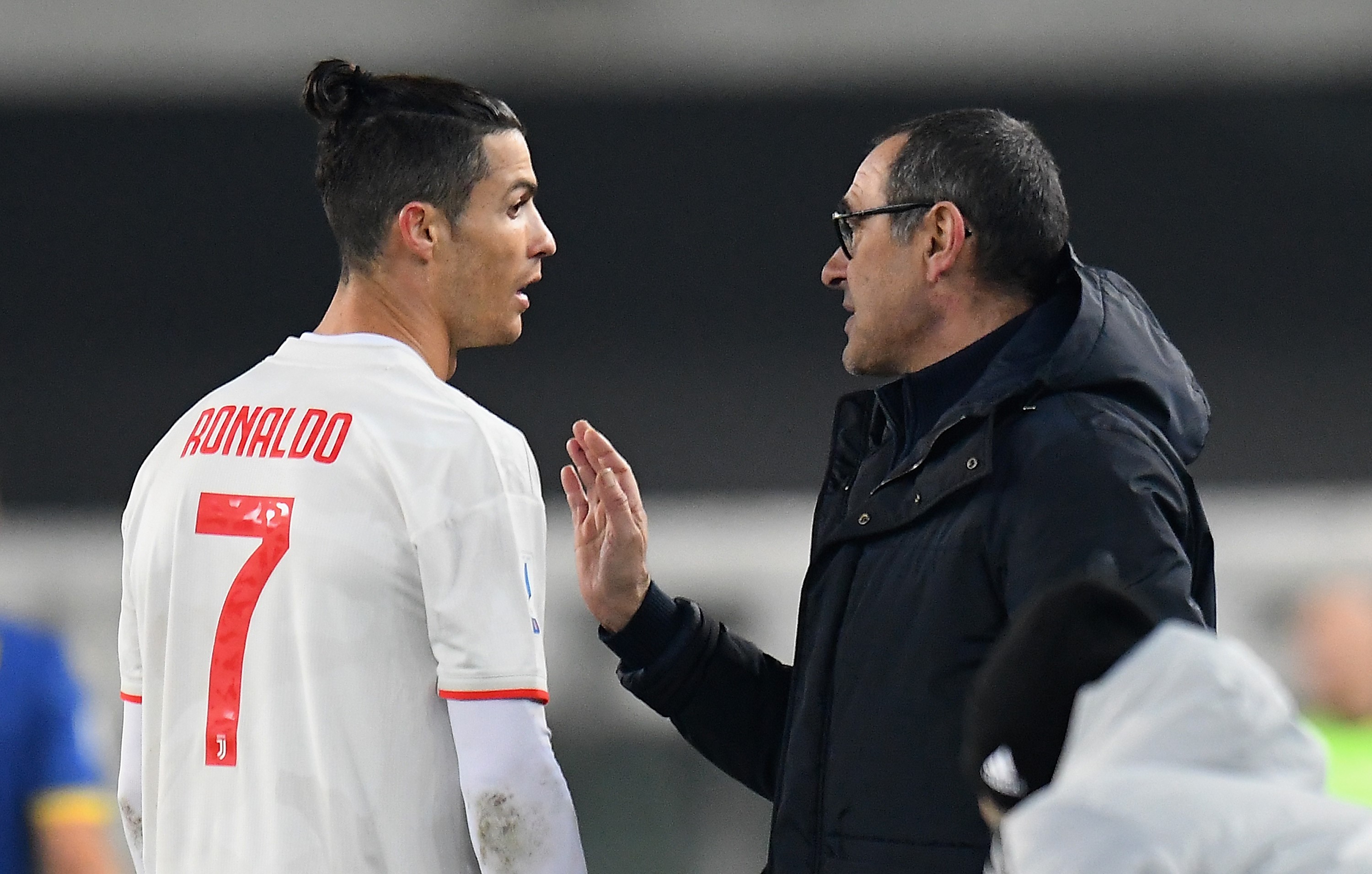 Sarri, Cristiano Ronaldo - Verona-Juventus - Serie A 2019/2020 - Getty Images