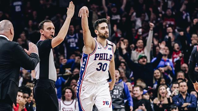 Furkan Korkmaz, 76'ers'ı taşıyor